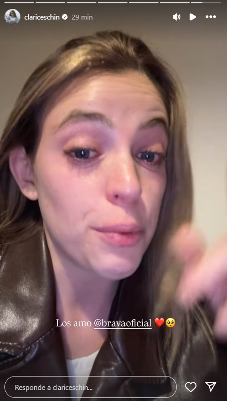 Clari Ceschin se va de El Siete. Foto: captura de video Instagram/ @clariceschin. Clari Ceschin se va de El Siete. Foto: captura de video Instagram/ @clariceschin.