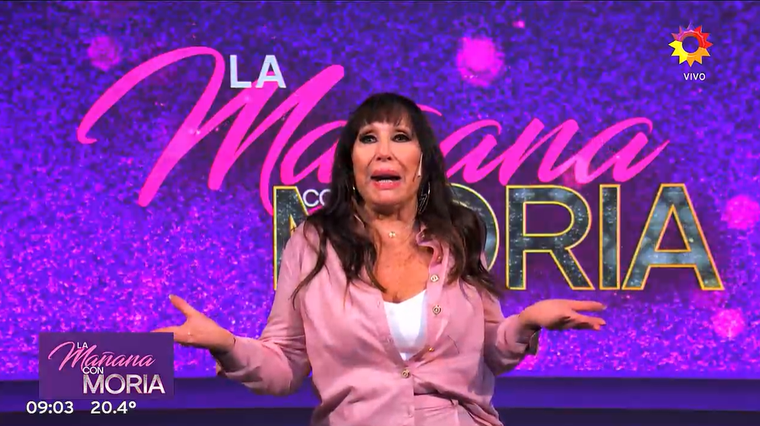 Moria Casán en El Trece. Foto: captura de video / El Trece. Moria Casán en El Trece. Foto: captura de video / El Trece.