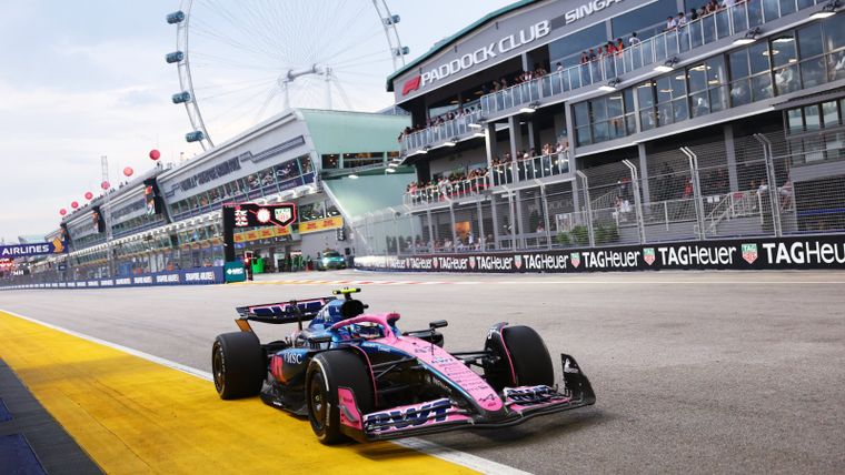 Franco Colapinto terminó en la posición 19° en la FP2 del Gran Premio de Singapur.