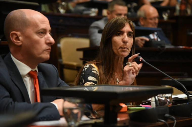 La senadora provincial Natacha Eisenchlas. Foto: Prensa Legislatura de Mendoza