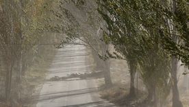 Se espera que el viento Zonda baje a la tarde. Se espera que el viento Zonda baje a la tarde.