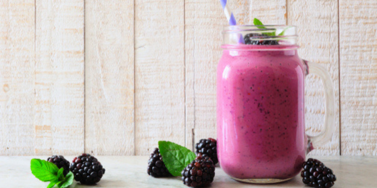 Batido de mora Foto: Shutterstock