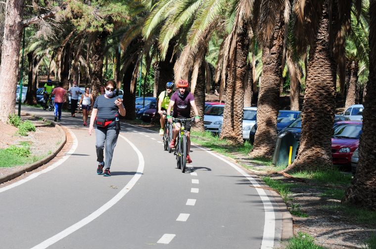 El joven recorría el Parque San Martín cuando fue asaltado Foto: ALF PONCE MERCADO / MDZ
