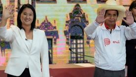 Keiko Fujimori, de Fuerza Popular, y Pedro Castillo, de Perú Libre, son los dos candidatos que se disputan la presidencia de Perú. Foto: GETTY IMAGES