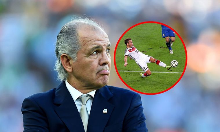 Sabella anticipó el gol de Gotze.