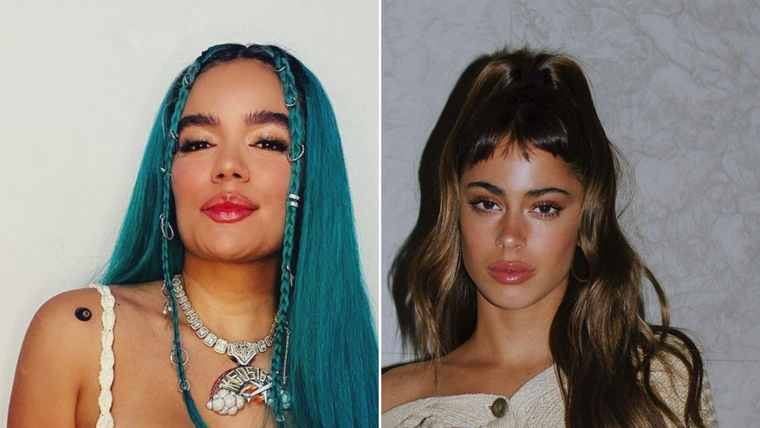 Karol G y Tini Stoessel Foto: Instagram