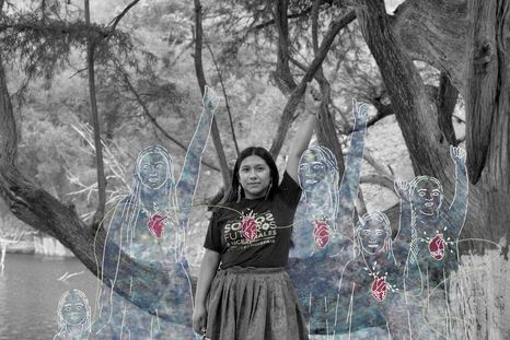 Una mujer de la comunidad indígena de México. Una mujer de la comunidad indígena de México.