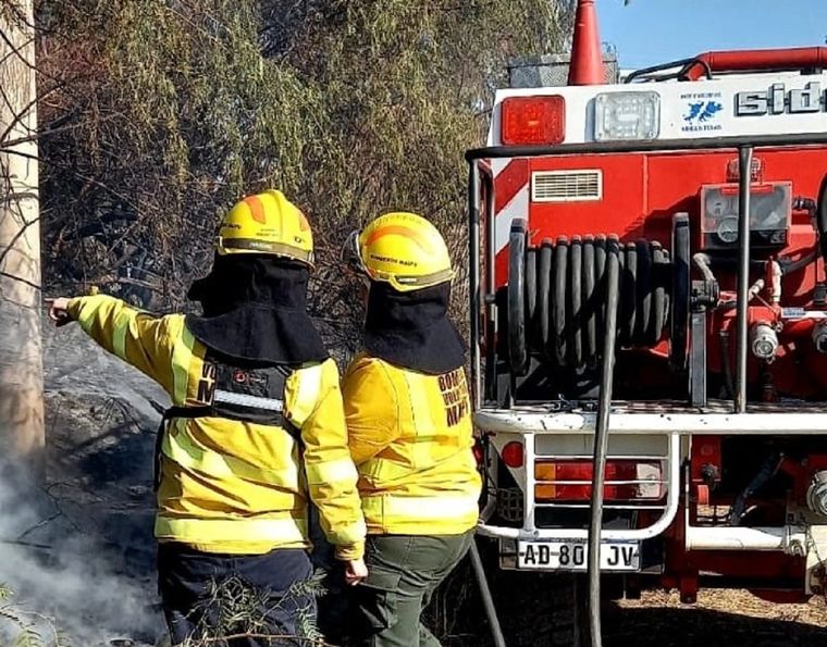 Los bomberos voluntarios reclaman derechos Foto: Foto ilustrativa Instagram @bvmaipu