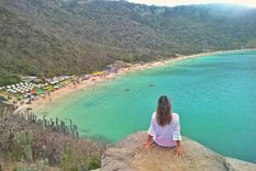 Una playa ubicada dentro de una reserva natural y que enamora por sus colores.&nbsp;
