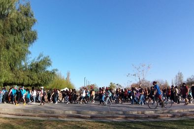 MDZol | En Mendoza la concentración fue en el Parque Central.