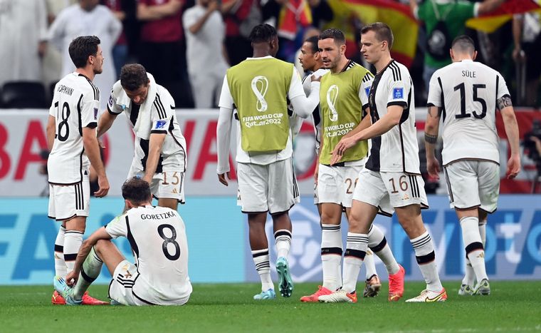 Alemania igualó con España y empezó a hacer cuentas. Foto: EFE