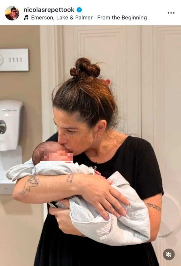 La foto que compartió Nicolás en Instagram. La foto que compartió Nicolás en Instagram.