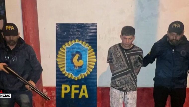 El segundo detenido por el crimen de Umma. Foto: Captura de Pantalla