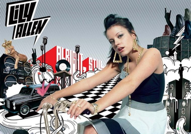 La cantante Lily Alen desafia la imagen de la adolescente británica. Foto: web