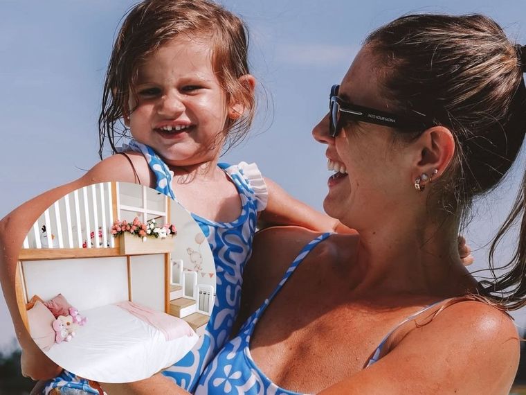 Stephanie Demner revela la mágica habitación de Ari: rosa, blanco y minimalismo, ¡Mirá las fotos! Foto: Instagram @stephaniedemner