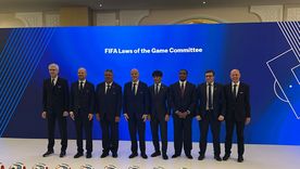 Tapia junto a la Comisión de Reglas de Juego. Foto: X Tapia junto a la Comisión de Reglas de Juego. Foto: X