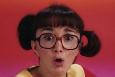 escandalo: la chilindrina y el senor barriga a los besos