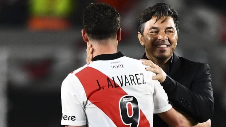El delantero recordó su diálogo con el DT de River. Foto: Archivo