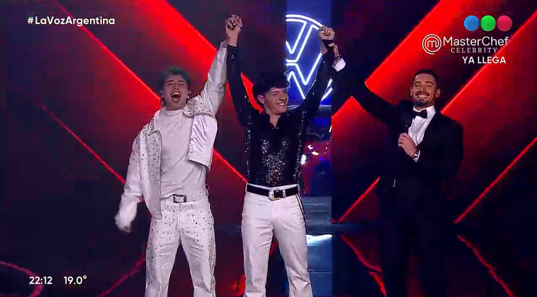 Nicolás Behringer el ganador de La Voz Argentina. Foto: captura de video/ Telefe. Nicolás Behringer el ganador de La Voz Argentina. Foto: captura de video/ Telefe.