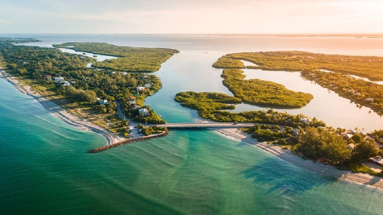Isla de Captiva enamora con sus tranquilas playas, atardeceres y mar Foto: Shutterstock