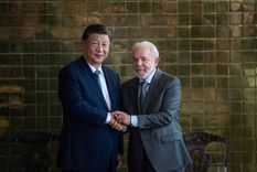 &nbsp;Xi Jinping y Lula da Silva