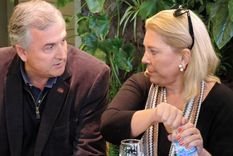 Gerardo Morales se reunió con Elisa Carrió en Exaltación de la Cruz