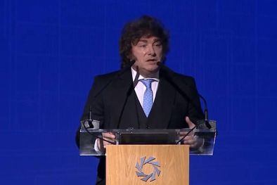 MDZol | Javier Milei habló en un evento del Banco de Valores