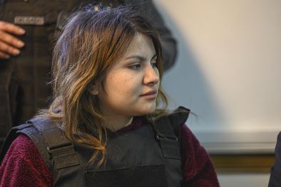 MDZol | Brenda Uliarte en el inicio del juicio oral y público. Foto: Télam