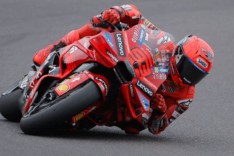 Marc Márquez largará desde la pole position en la carrera Sprint del GP de Argentina. Foto: EFE