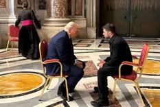 Trump y Zelenski siguen dialogando sobre la guerra y la paz. Foto: NA