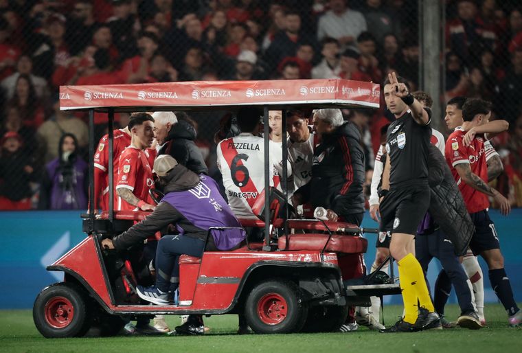 Germán Pezzella salió lesionado y rompió en llanto, ¿se pierde la llave ante Libertad por Copa Libertadores?
