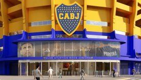 Así quedará la entrada principal de La Bombonera en 2026.