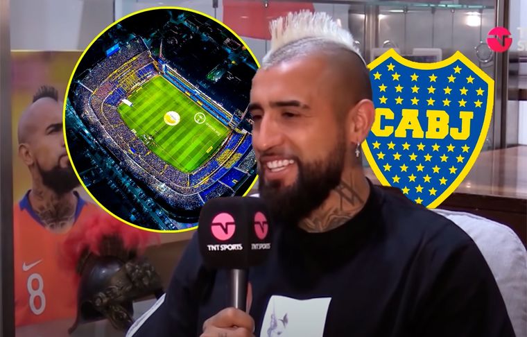 Arturo Vidal confirmó que su representante está trabajando para cerrar su llegada a Boca.