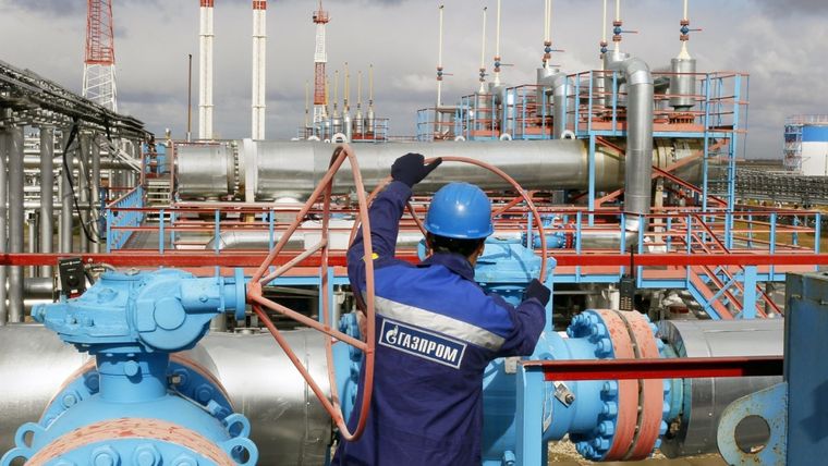 La empresa de gas estatal Gazprom provee enormes ganancias a los rusos. Foto: Regnum.