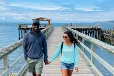 Colin Lawrence y Lucia Walters son pareja y tienen 2 hijos juntos Foto: Instagram Lucia Walters (/luciawalters_)