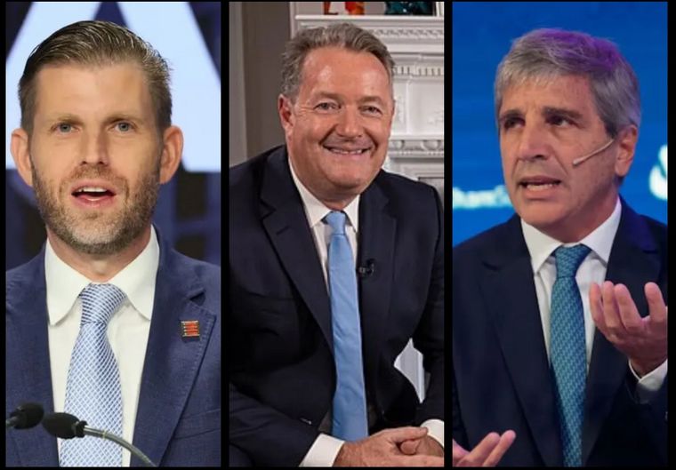 Fuerte cruce internacional por Malvinas entre Piers Morgan, Eric Trump y Luis Caputo