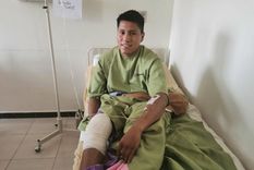 No puedo creerlo, me siento bendecido, dijo Erwin Tumiri desde el hospital. Foto: CORTESÍA DIARIO OPINIÓN