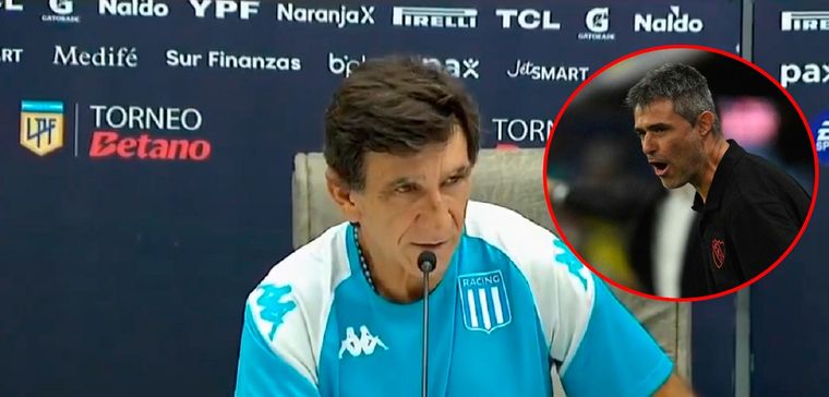 Gustavo Costas le respondió a Vaccari tras el cruce de declaraciones. Foto: Captura