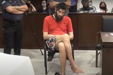 El doble homicida durante el juicio