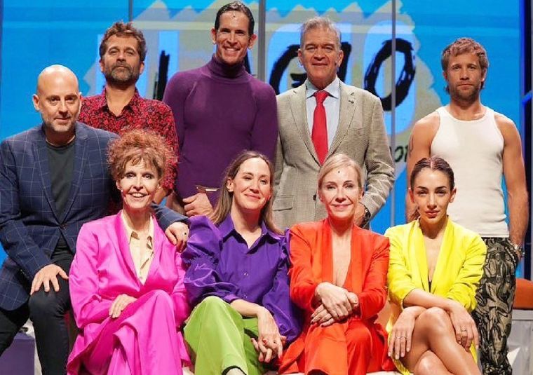 El elenco completo de Plagio. Foto: Ig @josemariamuscari