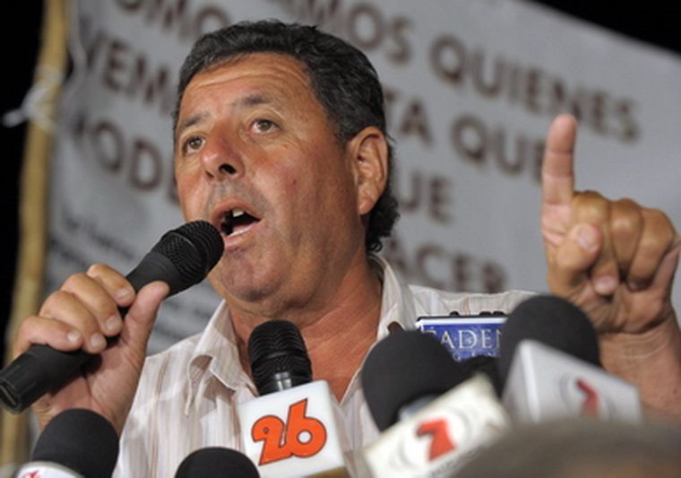 El líder de la Federación Agraria de Gualeguaychú, Alfredo de Angeli. Foto: NA