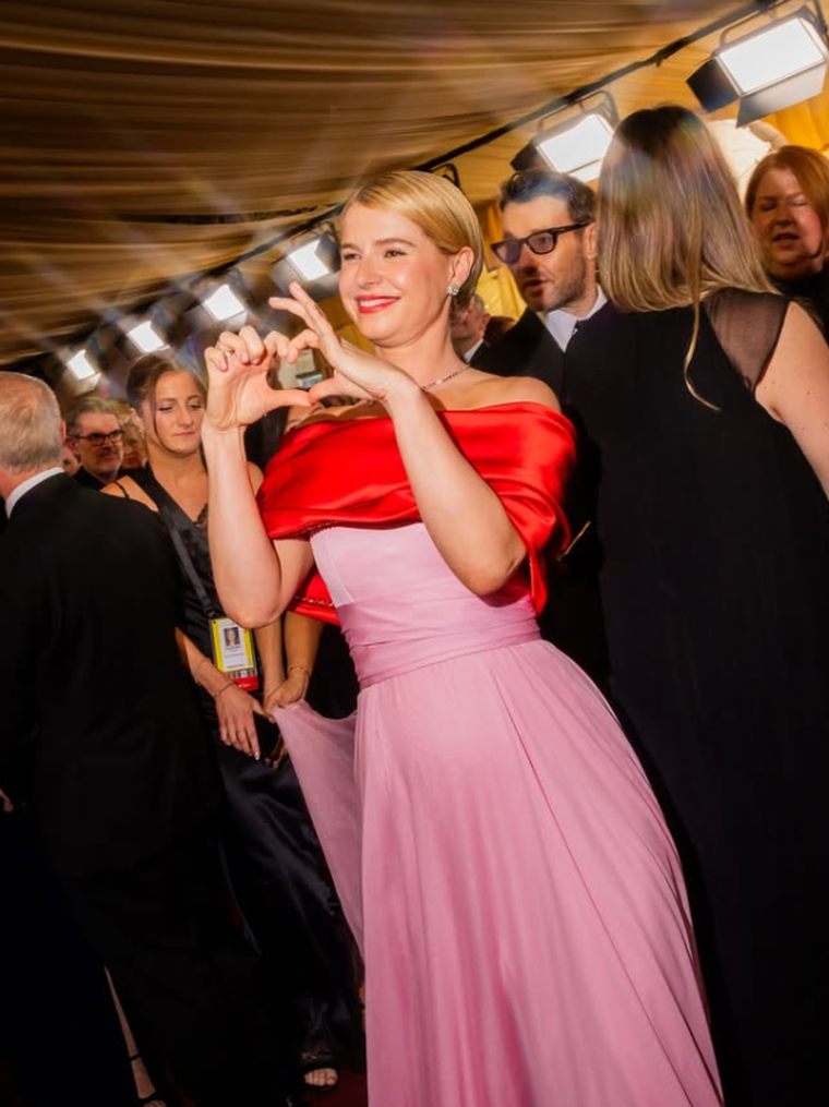 La rubia se coronó como la mejor actriz. La rubia se coronó como la mejor actriz.