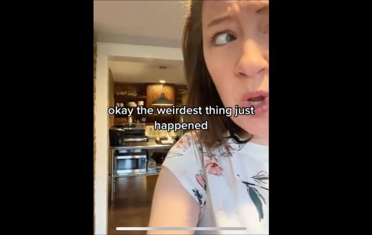 Una mujer de Estados Unidos compartió una situación muy extraña que vivió Foto: captura de video