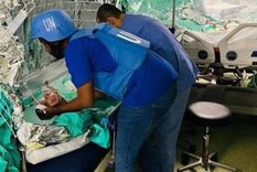 Los médicos no tienen noticias de los familiares de los bebés debido al caos que reina en Gaza Foto: BBC