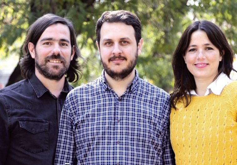 Nicolás Del Caño, Lautaro Jiménez y Noelia Barbeito. Foto: FIT