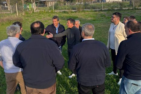 Sergio Massa se mostró con intendentes del FR.