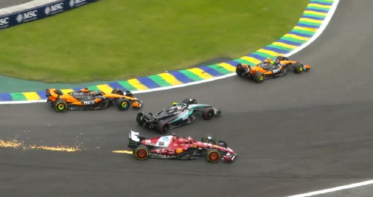 Oscar Piastri recibió una sanción de 10 segundos.