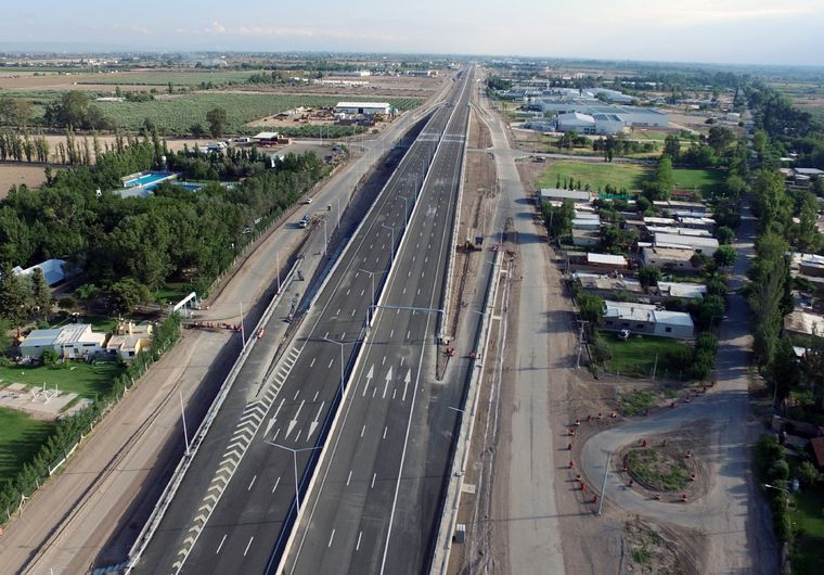La doble vía Mendoza-San Juan, una obra esperada y demorada Foto: Gobierno de la Nación/Infraestructura