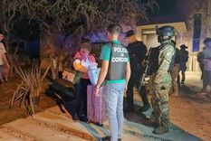 Un mega procedimiento policial se realizó en la noche de este jueves en el country Valle del Golf de la localidad de Malagueño, en la provincia de Córdoba Foto: @radiocentroec