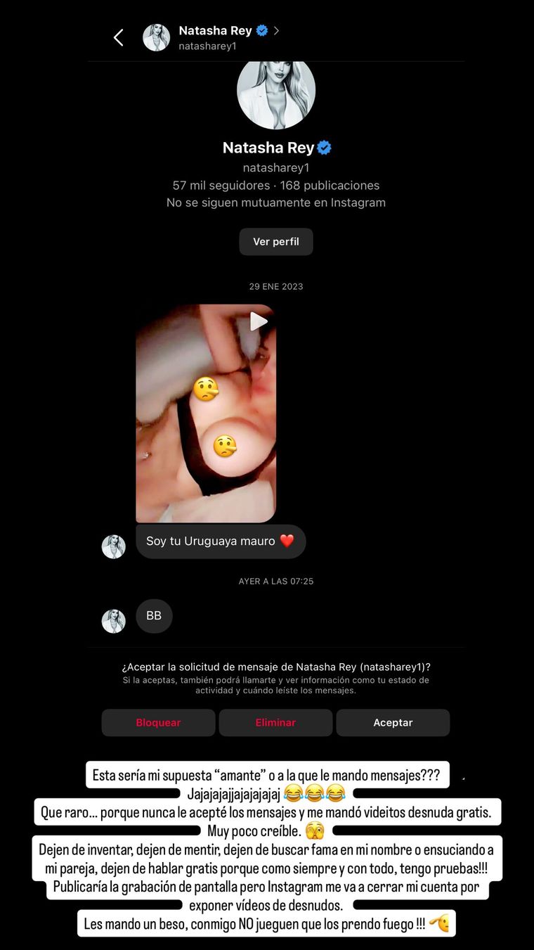 La fuerte respuesta de Mauro Icardi a su supuesta amante. Foto: Instagram/ @mauroicardi. La fuerte respuesta de Mauro Icardi a su supuesta amante. Foto: Instagram/ @mauroicardi. 